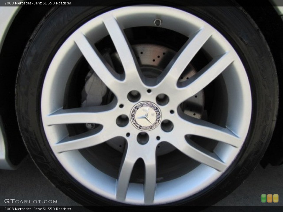 2008 Mercedes-Benz SL 550 Roadster Wheel and Tire Photo #71826401