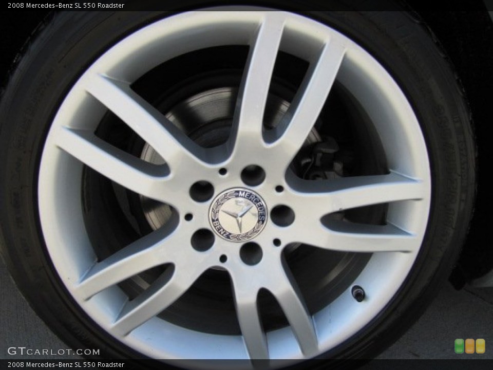 2008 Mercedes-Benz SL 550 Roadster Wheel and Tire Photo #71826425