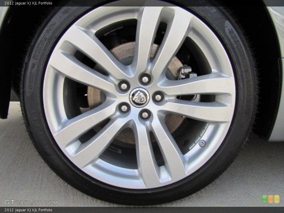 2012 Jaguar XJ XJL Portfolio Wheel and Tire Photo #71828843