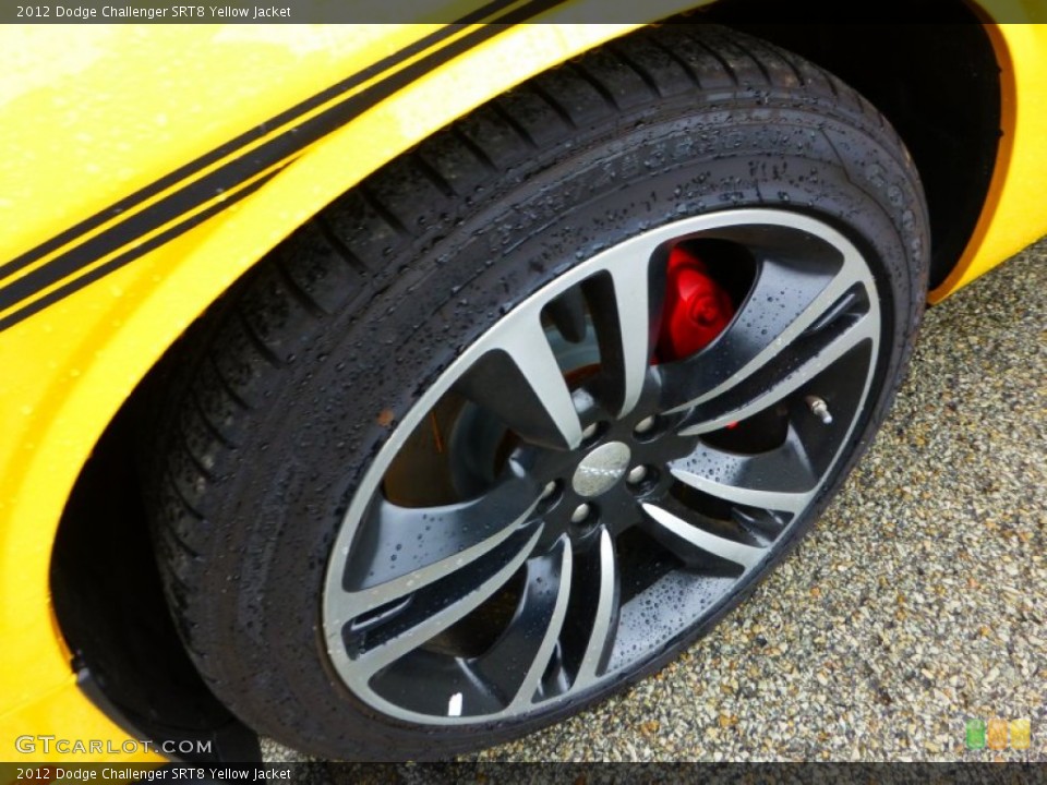 2012 Dodge Challenger SRT8 Yellow Jacket Wheel and Tire Photo #71838734