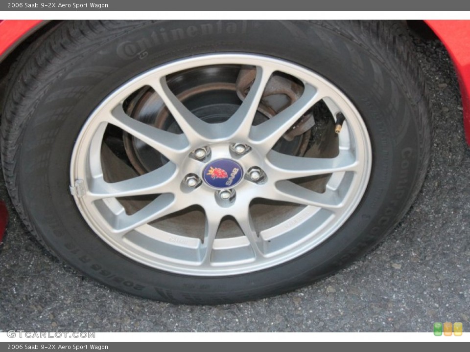 2006 Saab 9-2X Aero Sport Wagon Wheel and Tire Photo #71843747