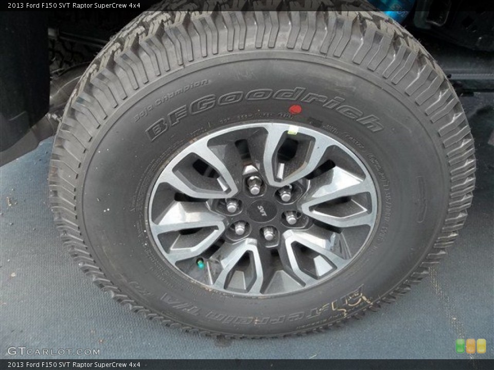 2013 Ford F150 SVT Raptor SuperCrew 4x4 Wheel and Tire Photo #71851227
