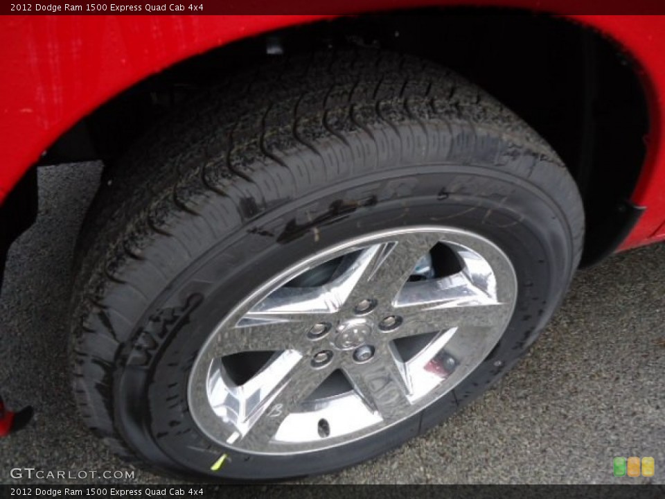 2012 Dodge Ram 1500 Express Quad Cab 4x4 Wheel and Tire Photo #71858611
