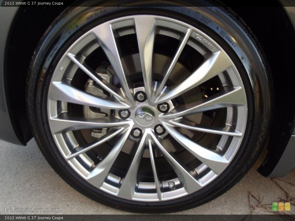 2013 Infiniti G 37 Journey Coupe Wheel and Tire Photo #71858671