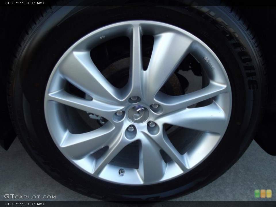 2013 Infiniti FX 37 AWD Wheel and Tire Photo #71859300