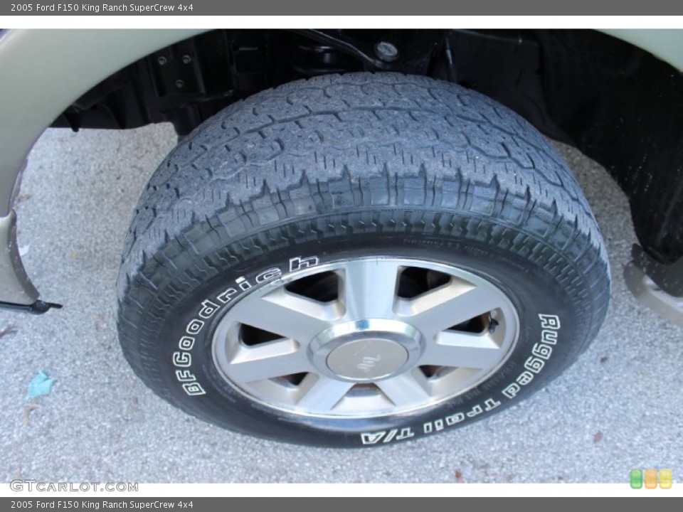 2005 Ford F150 King Ranch SuperCrew 4x4 Wheel and Tire Photo #71866089
