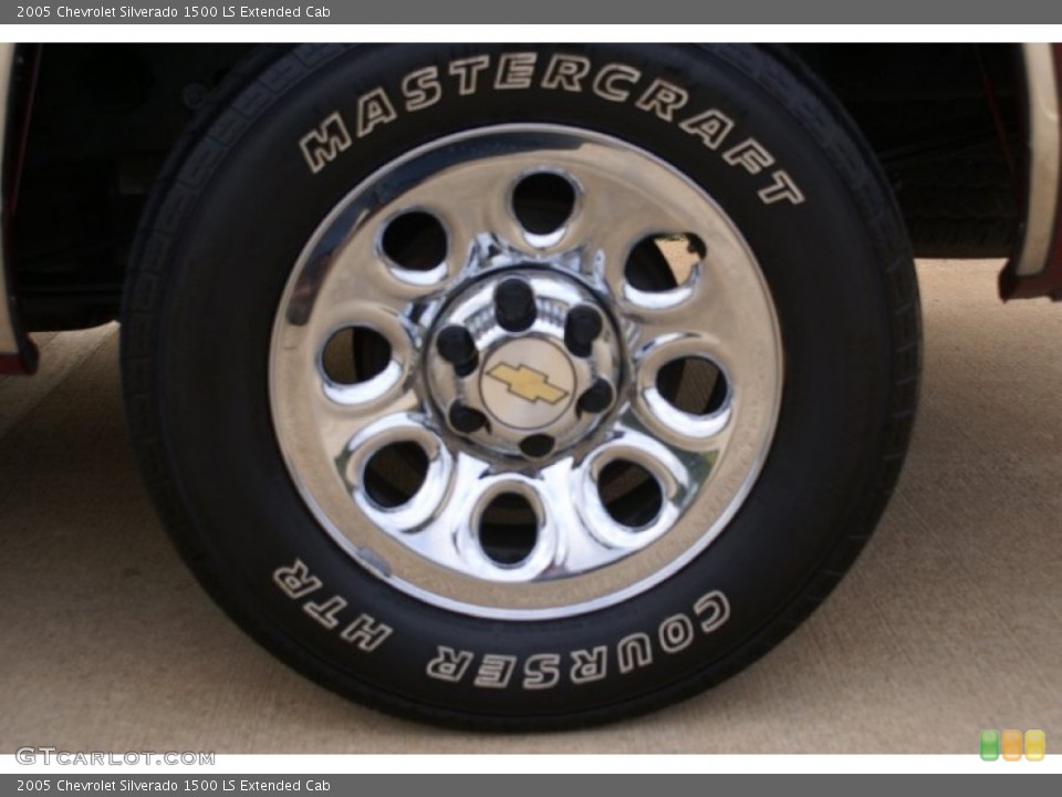 2005 Chevrolet Silverado 1500 LS Extended Cab Wheel and Tire Photo #71871702