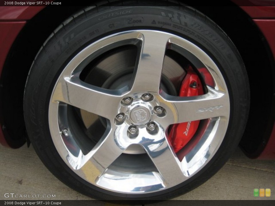 2008 Dodge Viper SRT-10 Coupe Wheel and Tire Photo #71880690