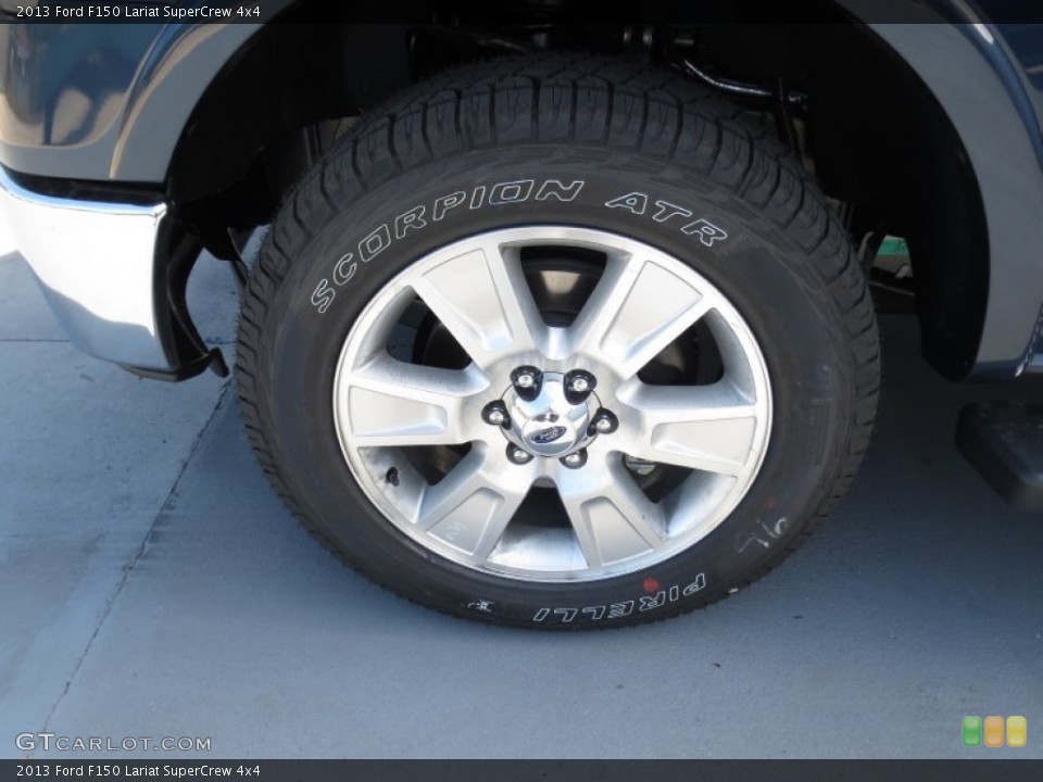 2013 Ford F150 Lariat SuperCrew 4x4 Wheel and Tire Photo #71895723