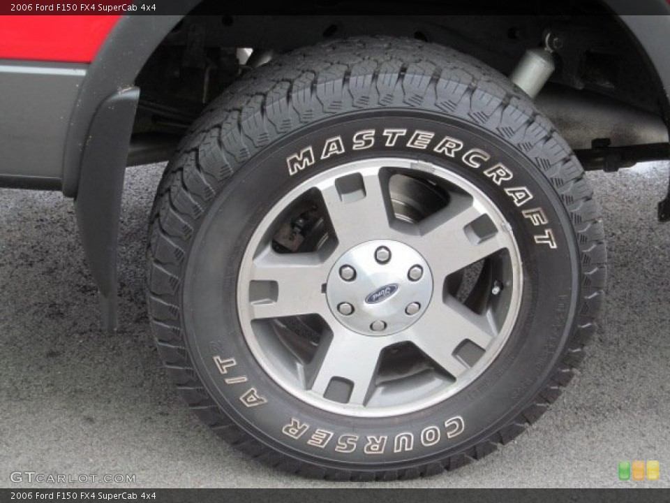 2006 Ford F150 FX4 SuperCab 4x4 Wheel and Tire Photo #71897763