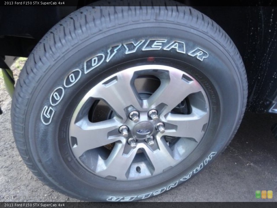 2013 Ford F150 STX SuperCab 4x4 Wheel and Tire Photo #71906304
