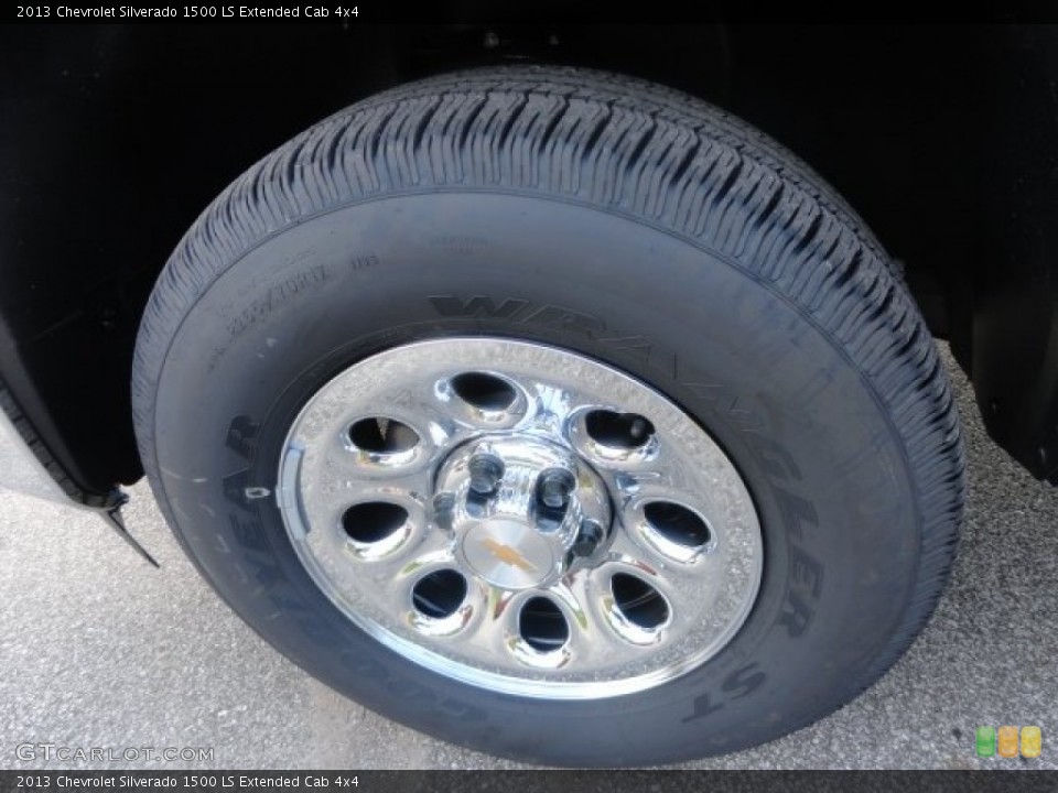 2013 Chevrolet Silverado 1500 LS Extended Cab 4x4 Wheel and Tire Photo #71906815