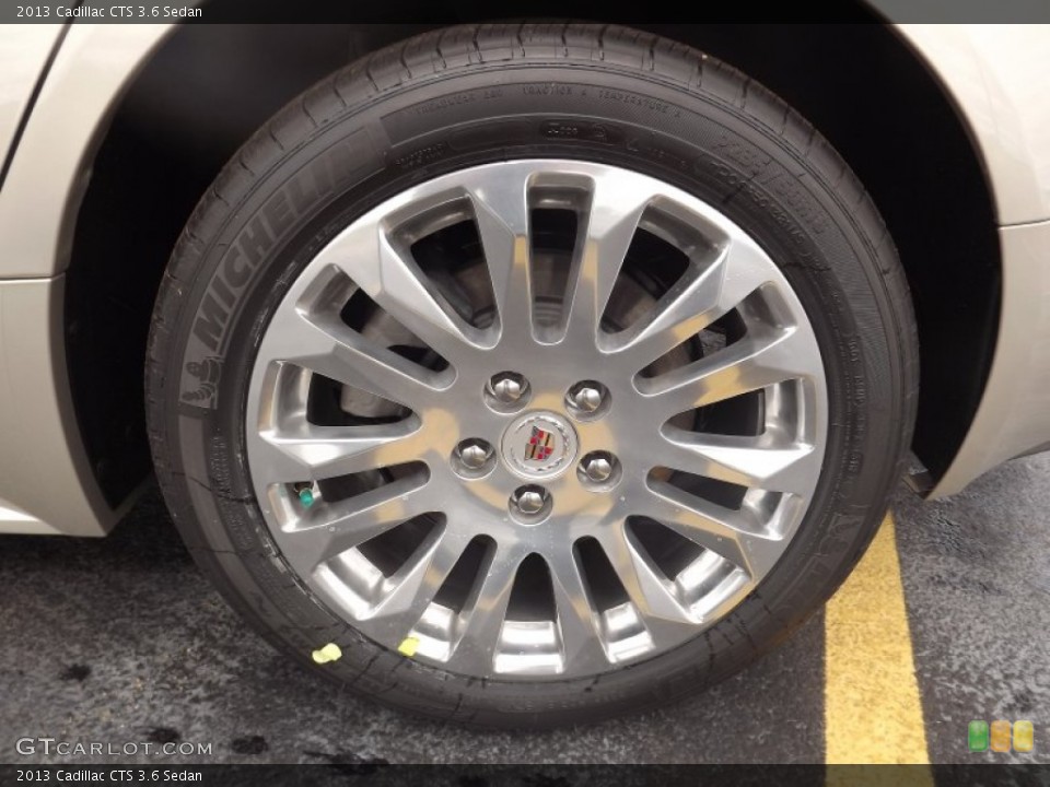 2013 Cadillac CTS 3.6 Sedan Wheel and Tire Photo #71909553