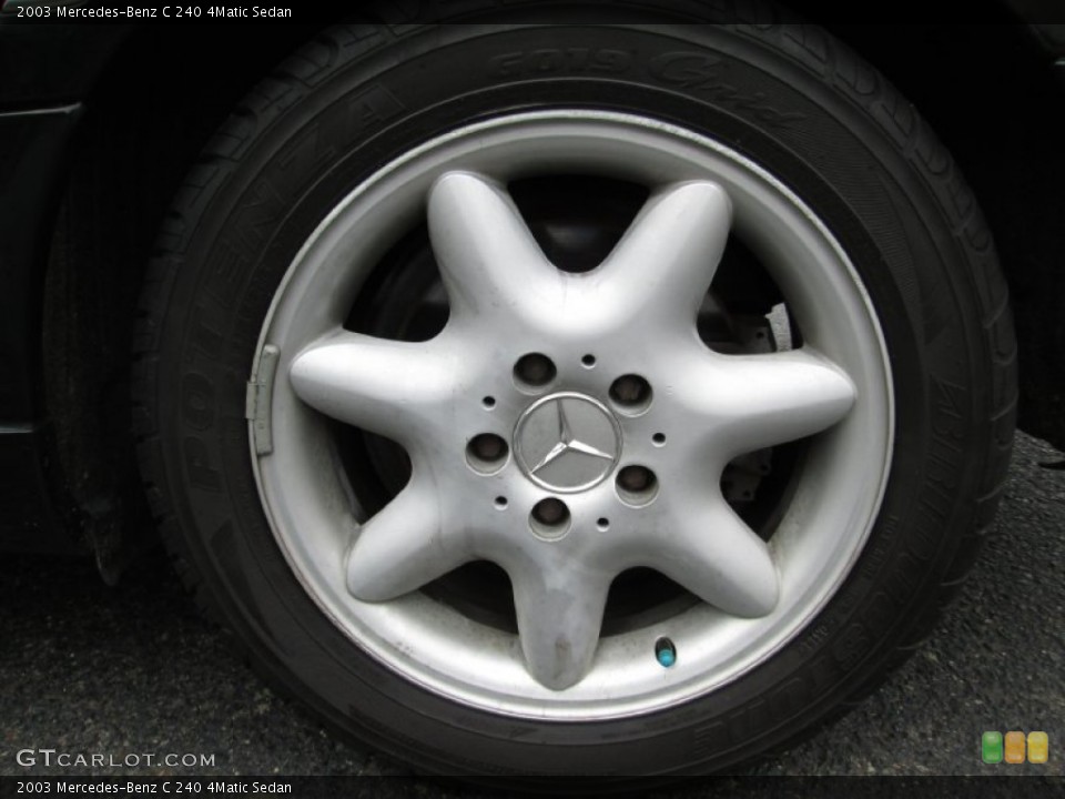 2003 Mercedes-Benz C 240 4Matic Sedan Wheel and Tire Photo #71909867