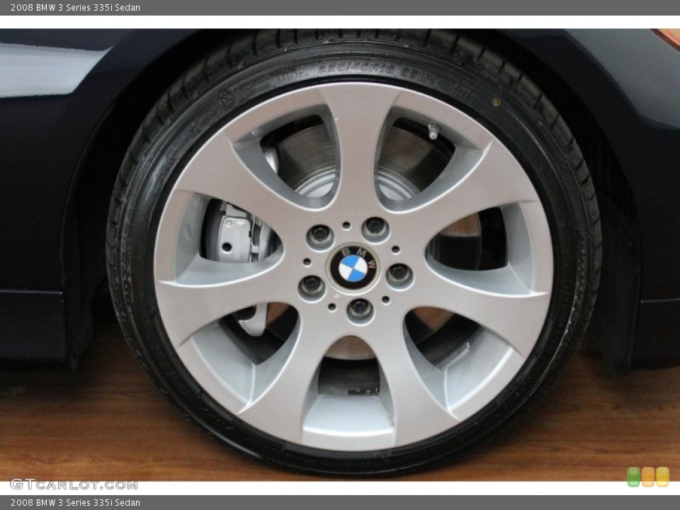 2008 BMW 3 Series 335i Sedan Wheel and Tire Photo #71925735
