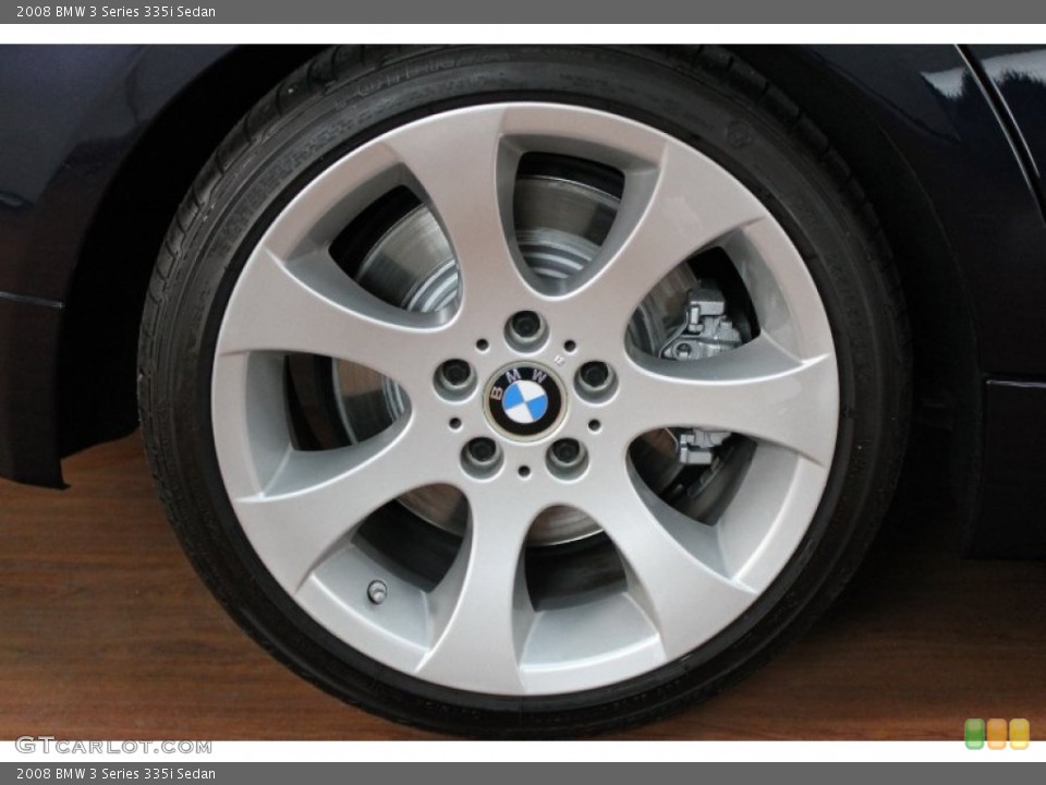 2008 BMW 3 Series 335i Sedan Wheel and Tire Photo #71925807