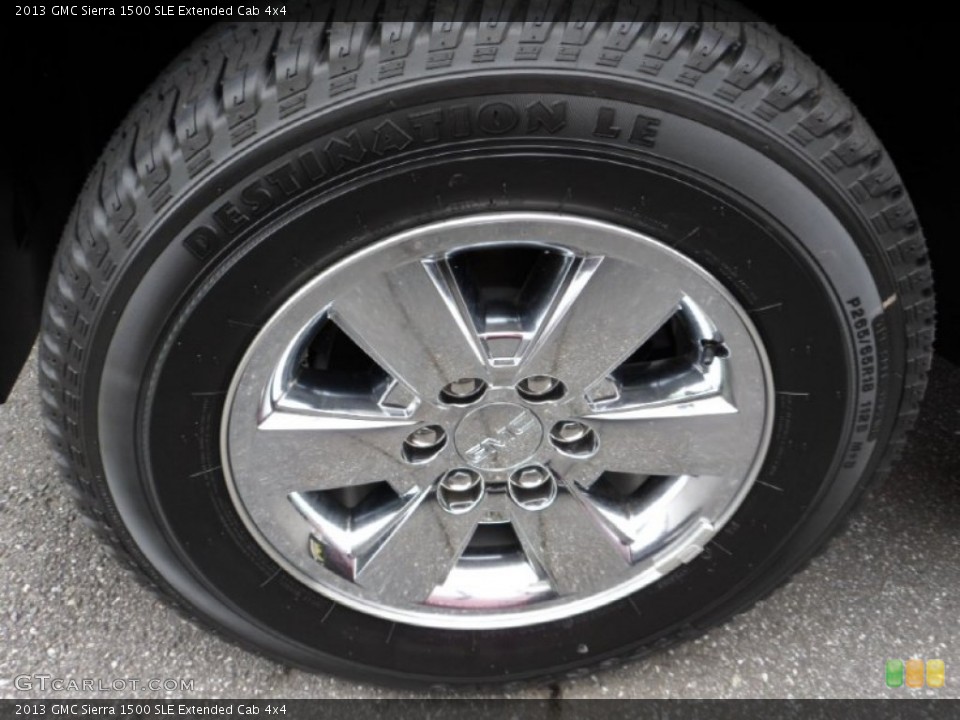 2013 GMC Sierra 1500 SLE Extended Cab 4x4 Wheel and Tire Photo #71926741