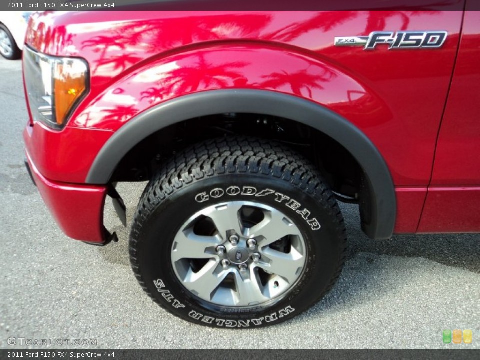 2011 Ford F150 FX4 SuperCrew 4x4 Wheel and Tire Photo #71927805