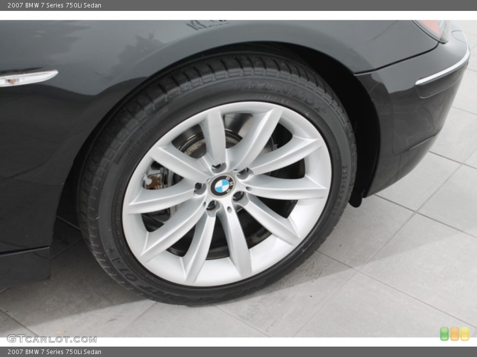 2007 BMW 7 Series 750Li Sedan Wheel and Tire Photo #71932545