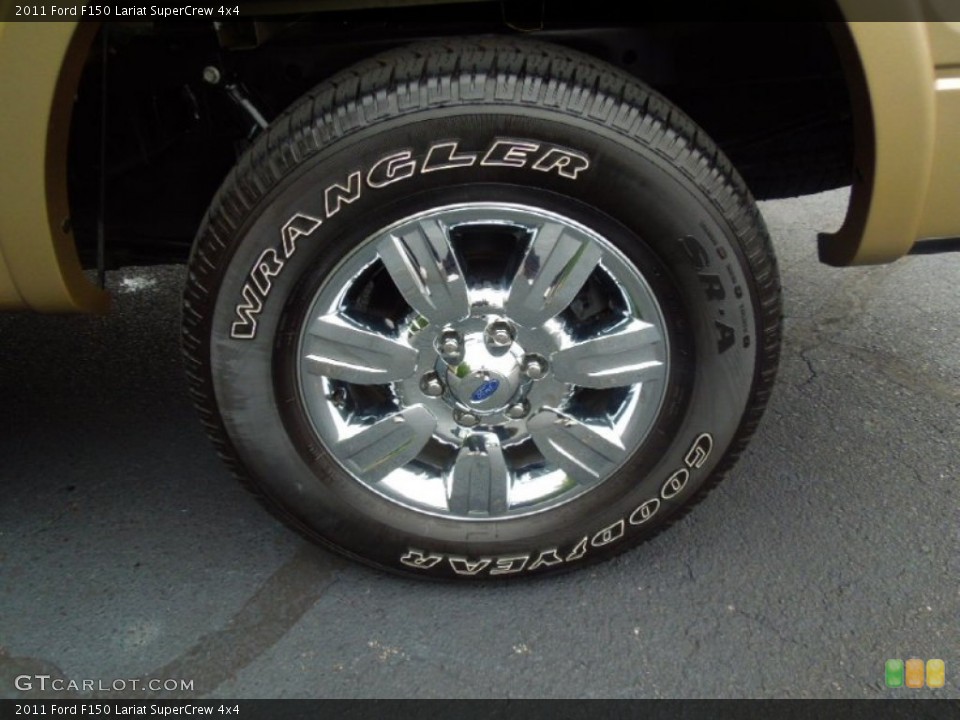 2011 Ford F150 Lariat SuperCrew 4x4 Wheel and Tire Photo #71934639