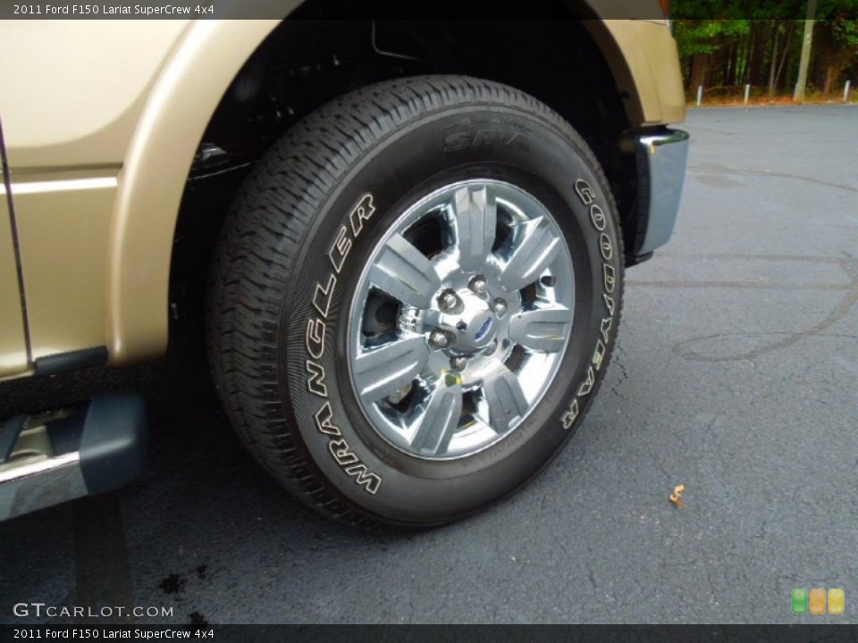 2011 Ford F150 Lariat SuperCrew 4x4 Wheel and Tire Photo #71934750