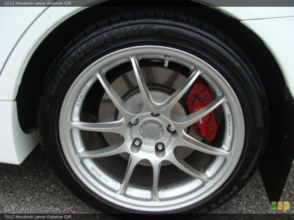 2012 Mitsubishi Lancer Evolution GSR Wheel and Tire Photo #71939400
