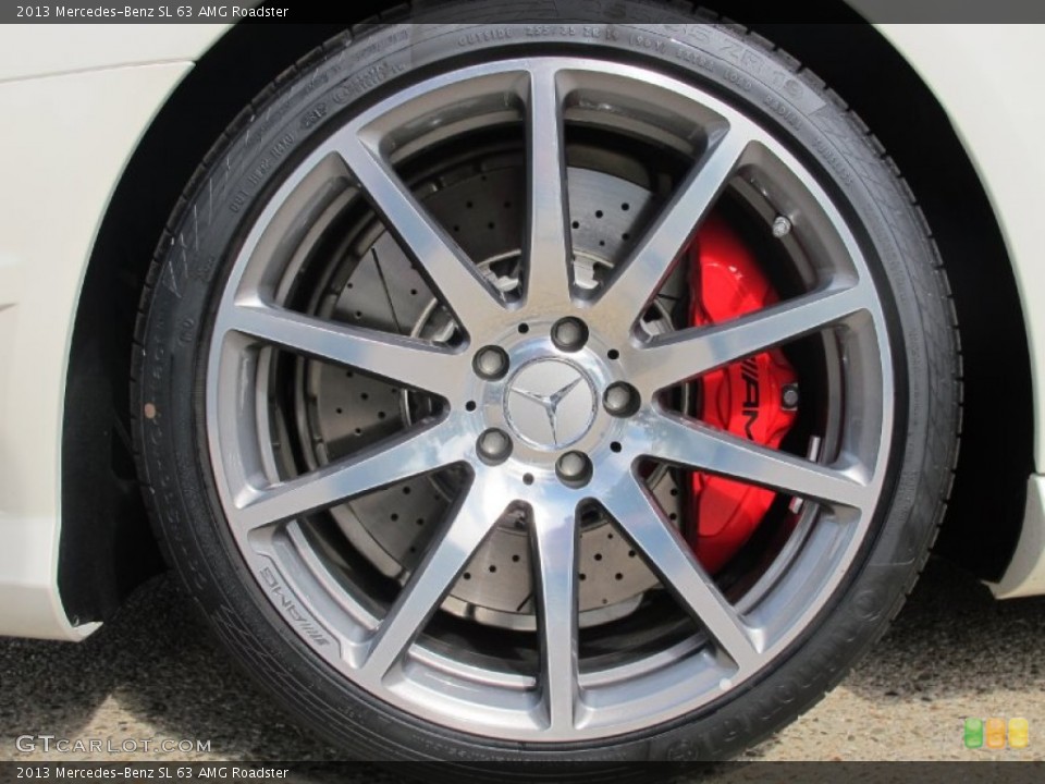 2013 Mercedes-Benz SL 63 AMG Roadster Wheel and Tire Photo #71942442