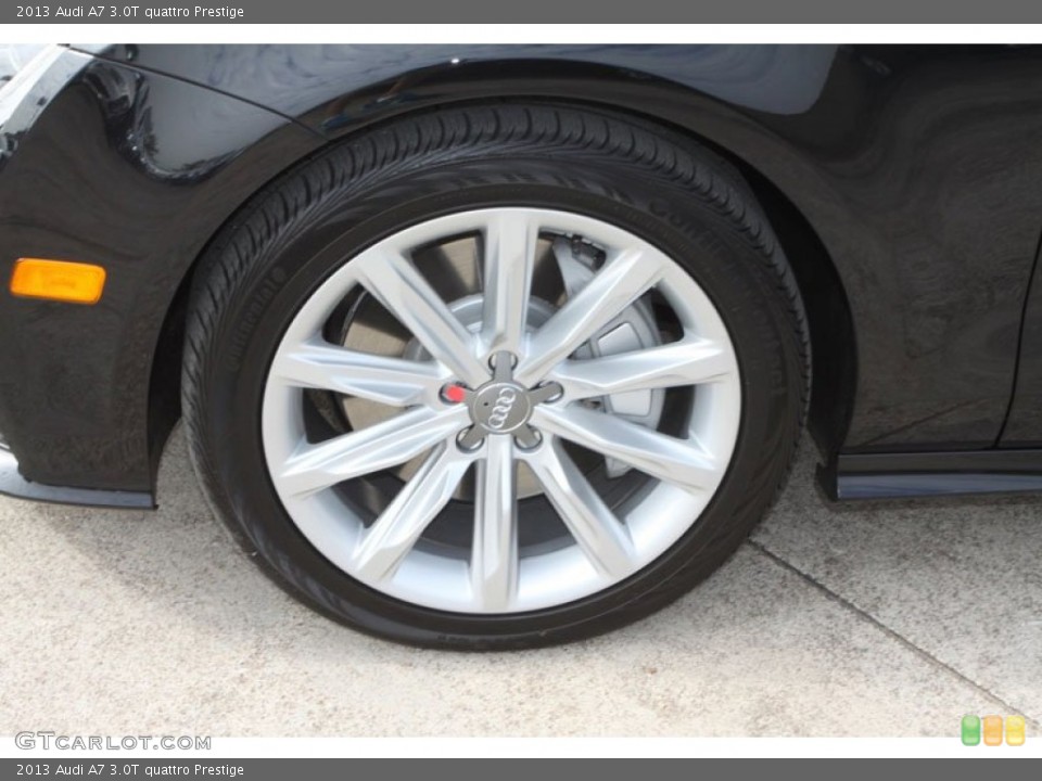 2013 Audi A7 3.0T quattro Prestige Wheel and Tire Photo #71944232