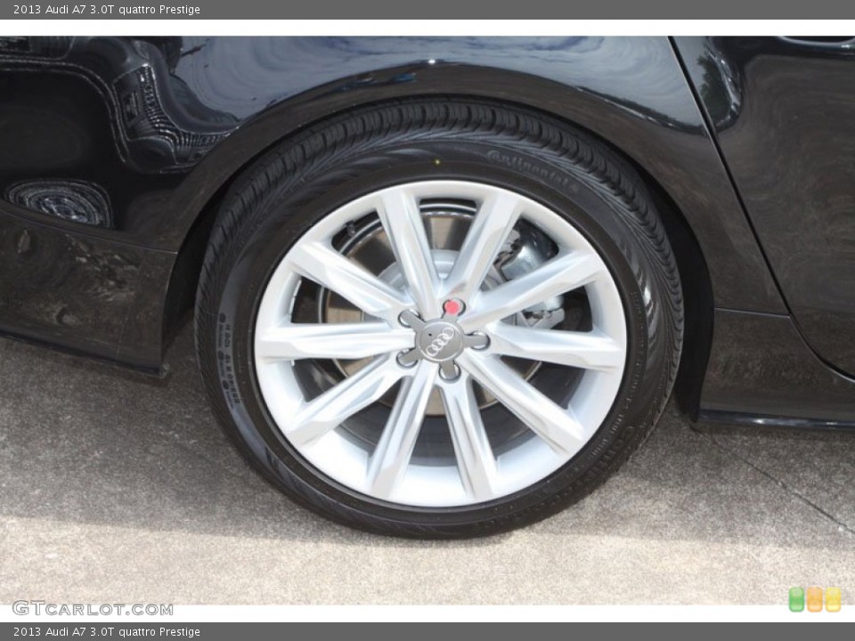 2013 Audi A7 3.0T quattro Prestige Wheel and Tire Photo #71944375