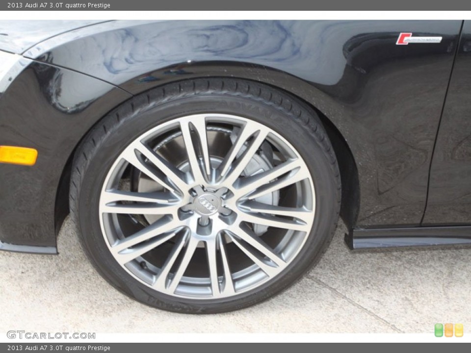 2013 Audi A7 3.0T quattro Prestige Wheel and Tire Photo #71945732