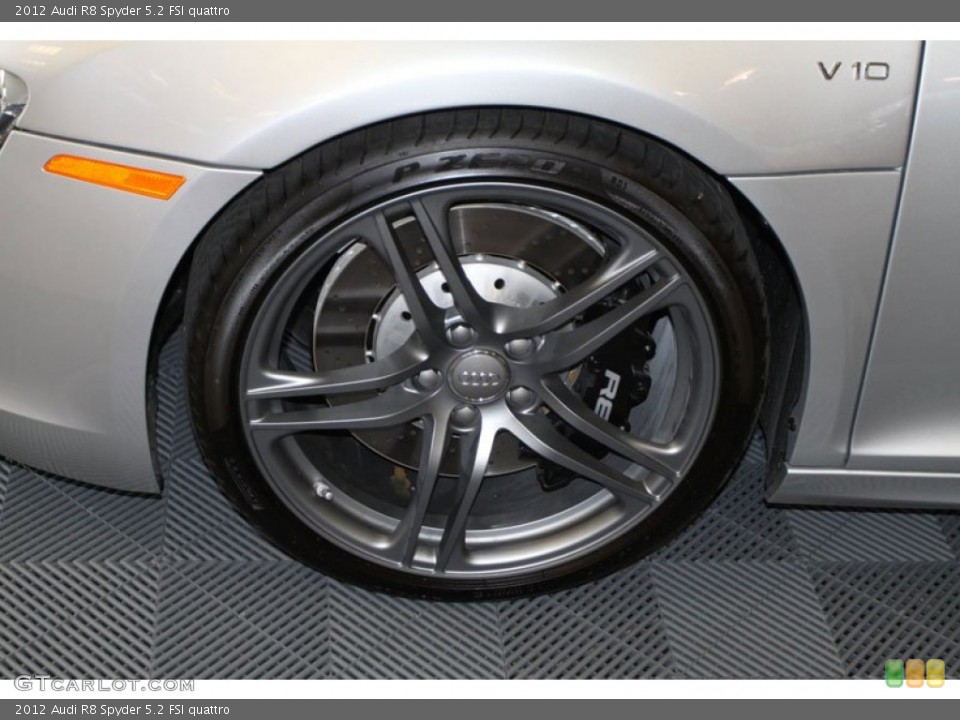 2012 Audi R8 Spyder 5.2 FSI quattro Wheel and Tire Photo #71954521