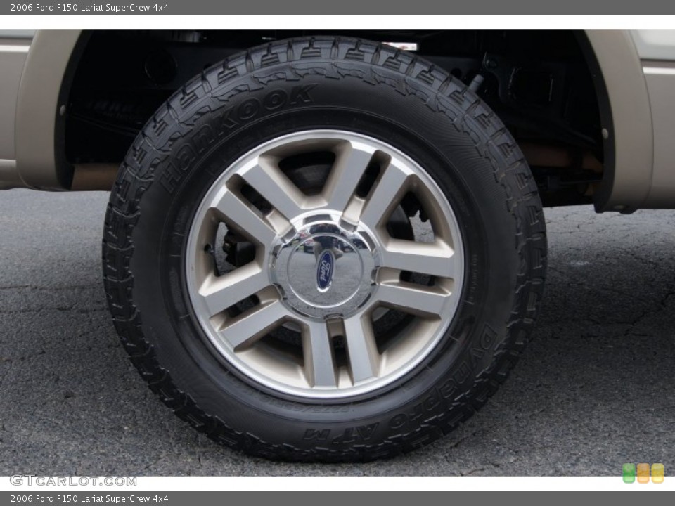 2006 Ford F150 Lariat SuperCrew 4x4 Wheel and Tire Photo #71956249