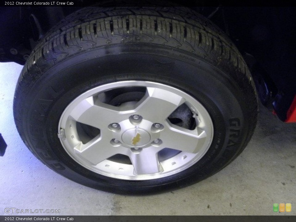 2012 Chevrolet Colorado LT Crew Cab Wheel and Tire Photo #71958220