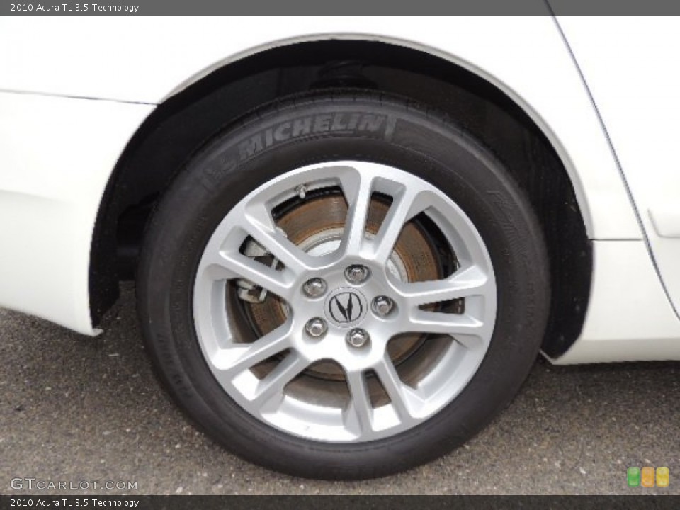 2010 Acura TL 3.5 Technology Wheel and Tire Photo #71960923