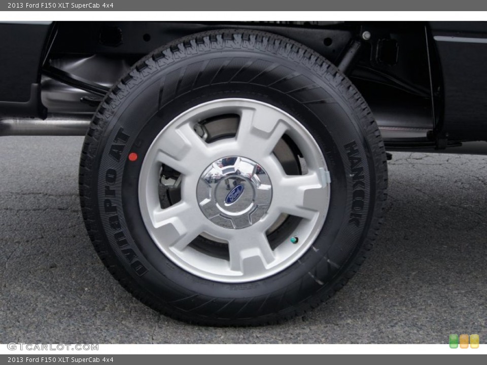 2013 Ford F150 XLT SuperCab 4x4 Wheel and Tire Photo #71962716