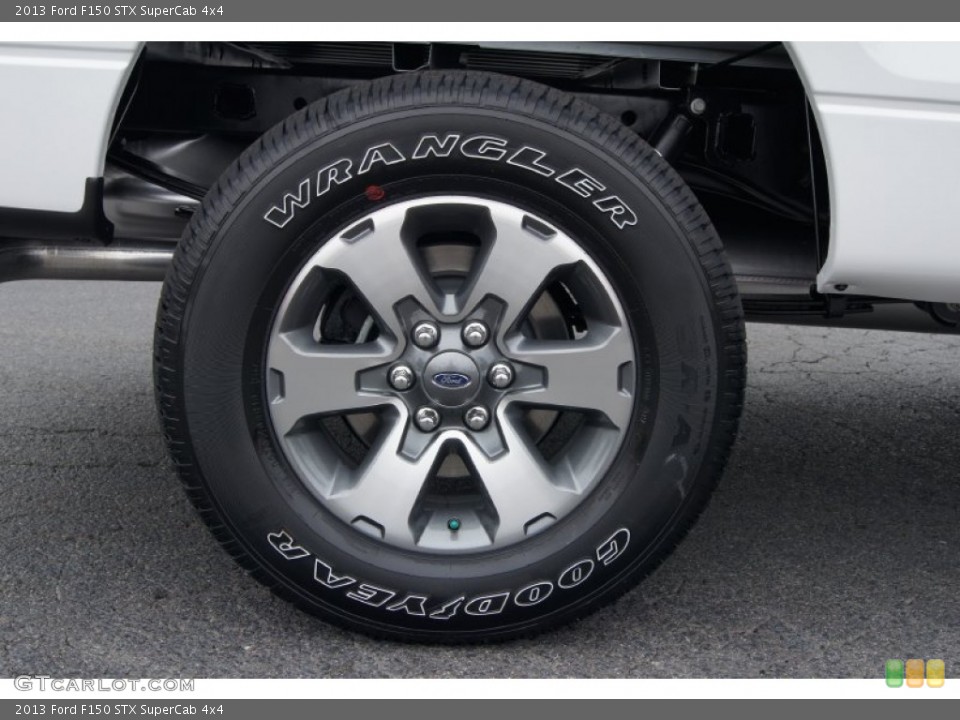2013 Ford F150 STX SuperCab 4x4 Wheel and Tire Photo #71964379