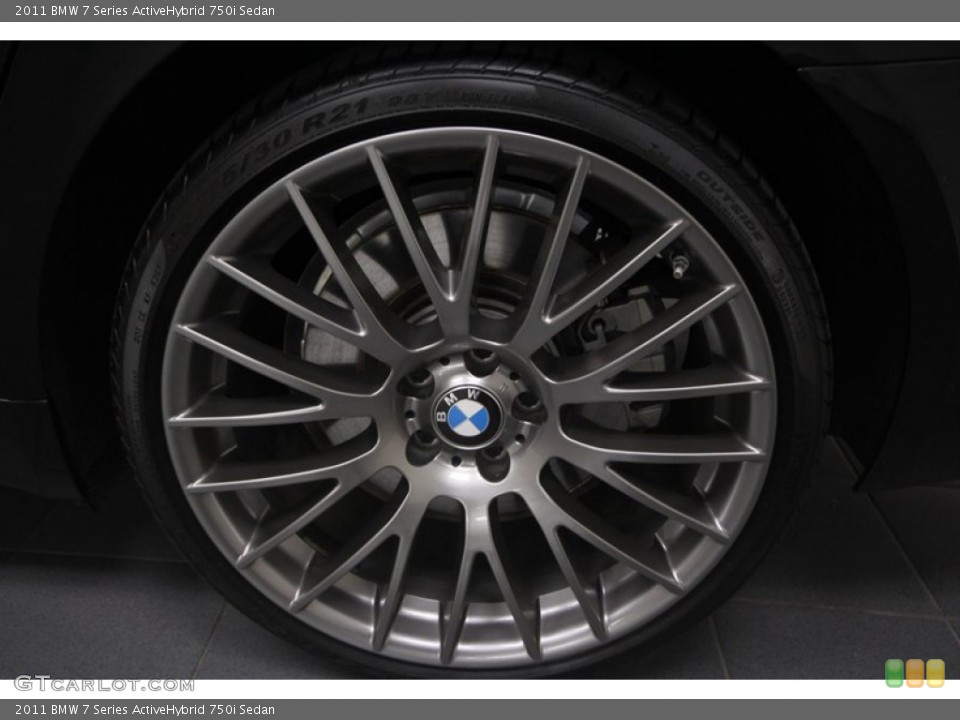 2011 BMW 7 Series ActiveHybrid 750i Sedan Wheel and Tire Photo #71976622