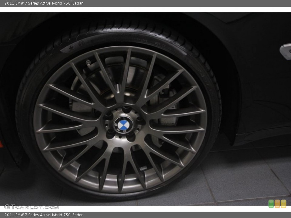 2011 BMW 7 Series ActiveHybrid 750i Sedan Wheel and Tire Photo #71976628
