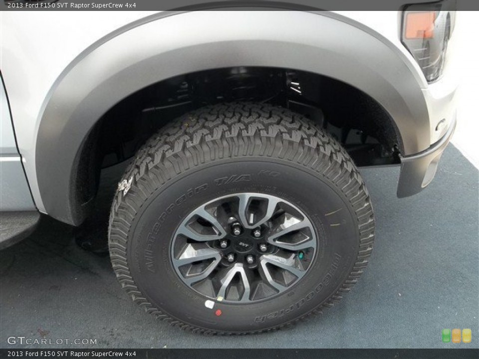 2013 Ford F150 SVT Raptor SuperCrew 4x4 Wheel and Tire Photo #71990055