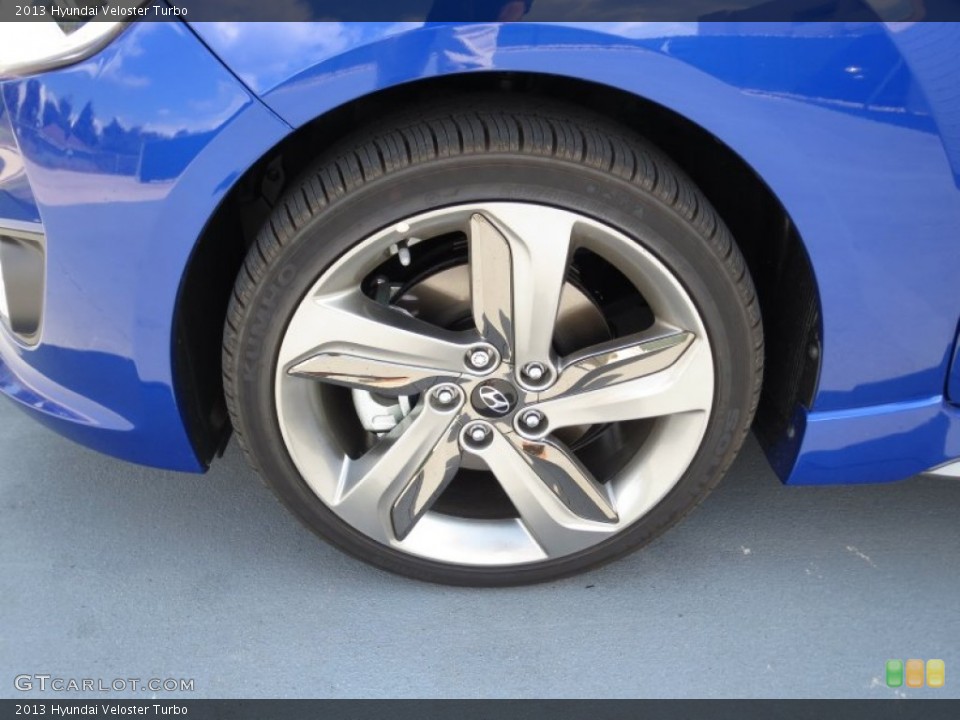 2013 Hyundai Veloster Turbo Wheel and Tire Photo #71998218