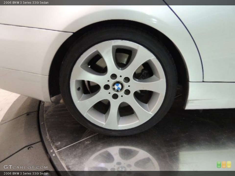 2006 BMW 3 Series 330i Sedan Wheel and Tire Photo #72002290