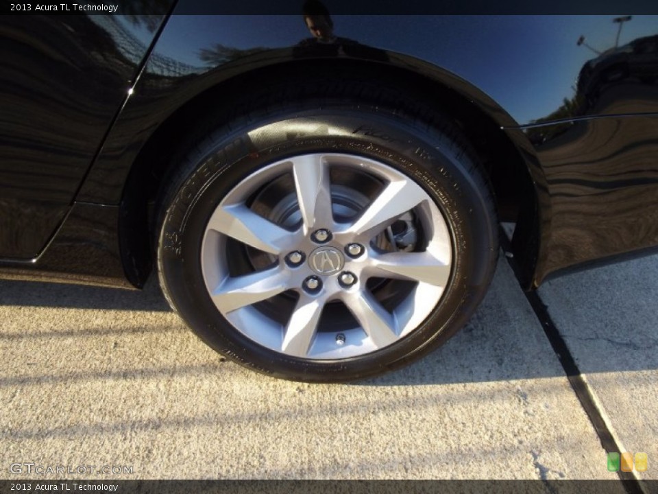 2013 Acura TL Technology Wheel and Tire Photo #72003489