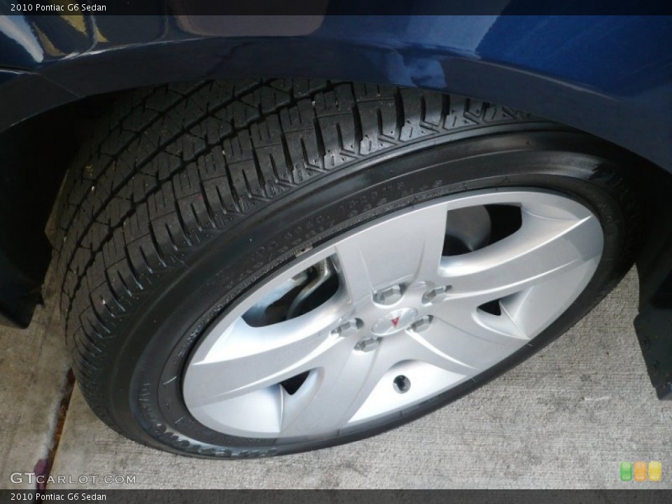 2010 Pontiac G6 Sedan Wheel and Tire Photo #72007074