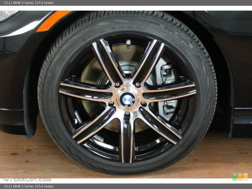 2011 BMW 3 Series Custom Wheel and Tire Photo #72009636