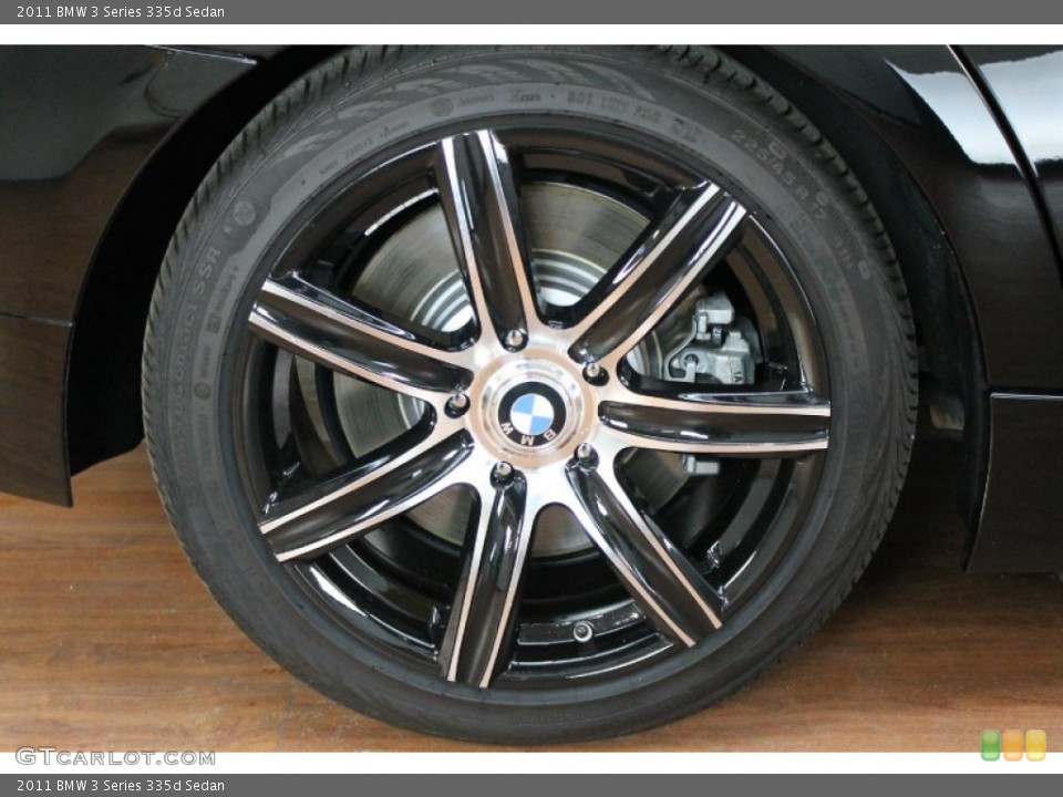 2011 BMW 3 Series Custom Wheel and Tire Photo #72009705