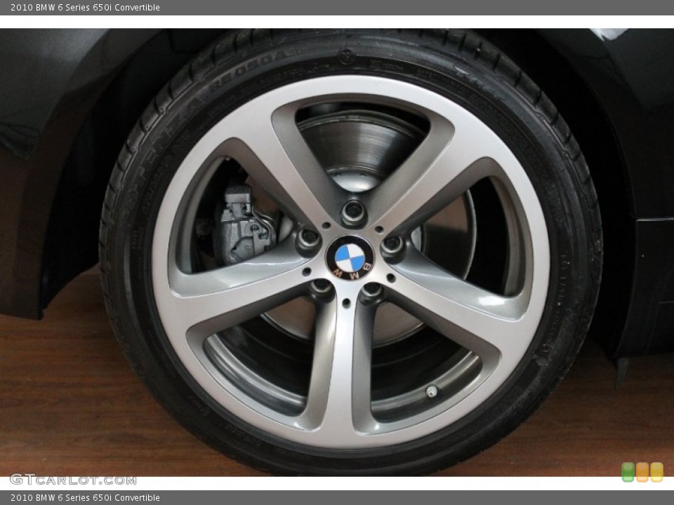 2010 BMW 6 Series 650i Convertible Wheel and Tire Photo #72010608