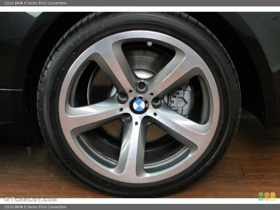 2010 BMW 6 Series 650i Convertible Wheel and Tire Photo #72010650
