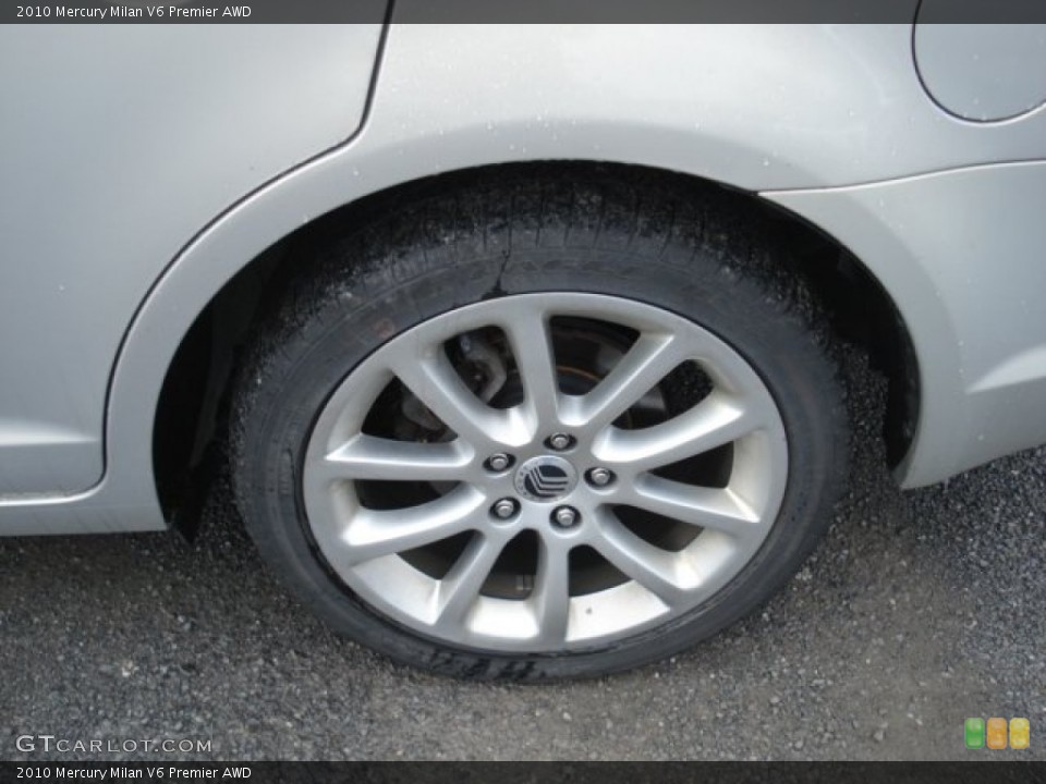 2010 Mercury Milan V6 Premier AWD Wheel and Tire Photo #72013323