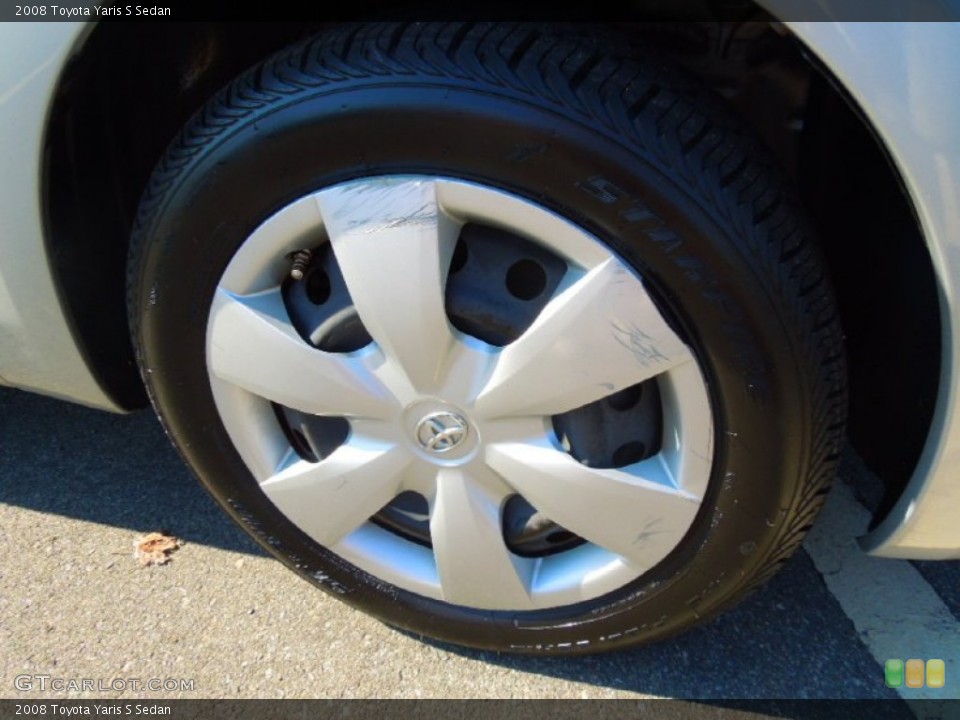 2008 Toyota Yaris S Sedan Wheel and Tire Photo #72013596