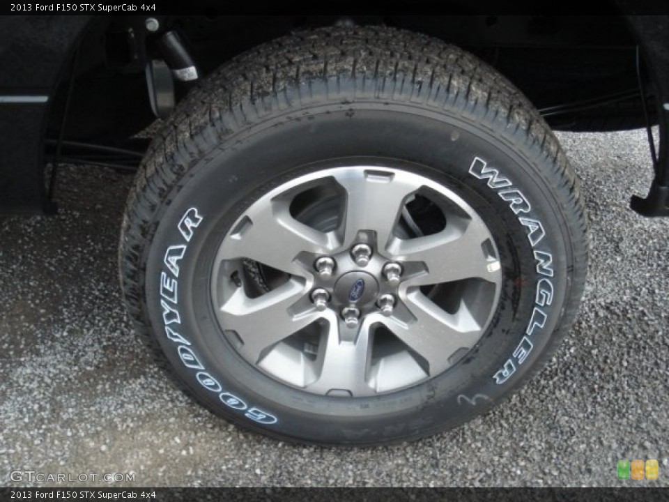 2013 Ford F150 STX SuperCab 4x4 Wheel and Tire Photo #72017429